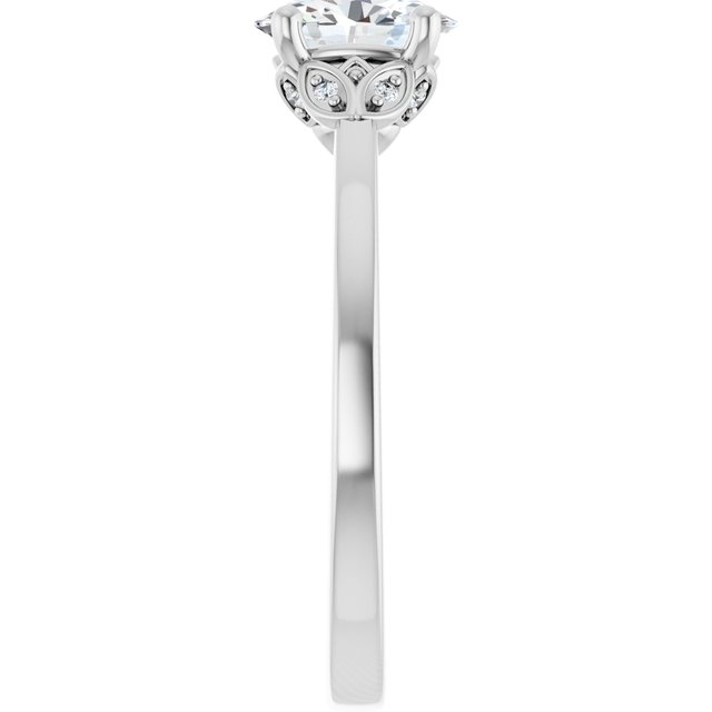 Accented Engagement Ring
