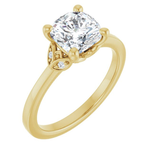 Accented Engagement Ring