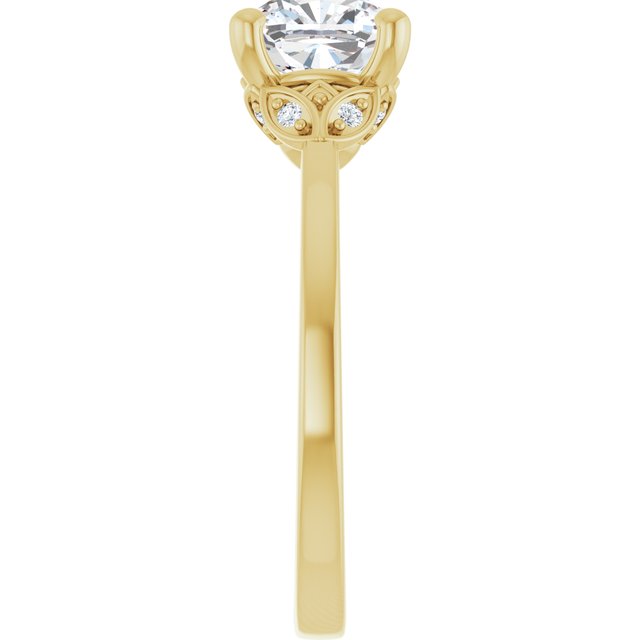 Accented Engagement Ring