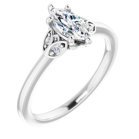 Accented Engagement Ring