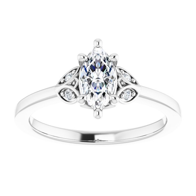 Accented Engagement Ring