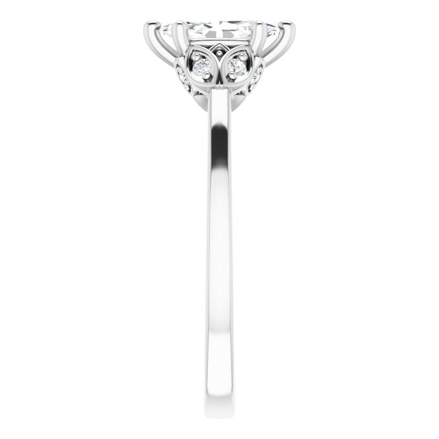 Accented Engagement Ring