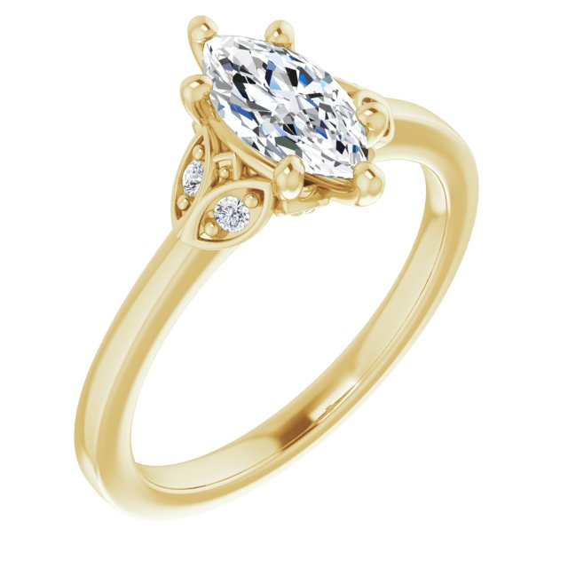 Accented Engagement Ring