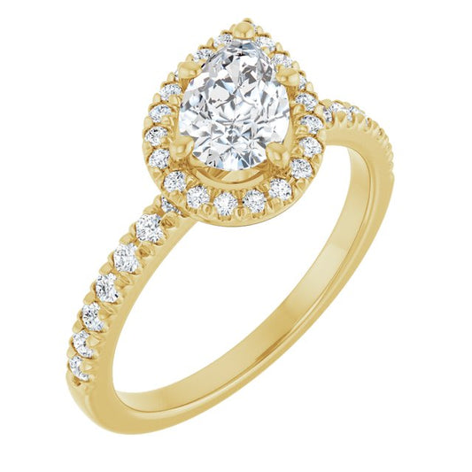 Halo-Style Engagement Ring