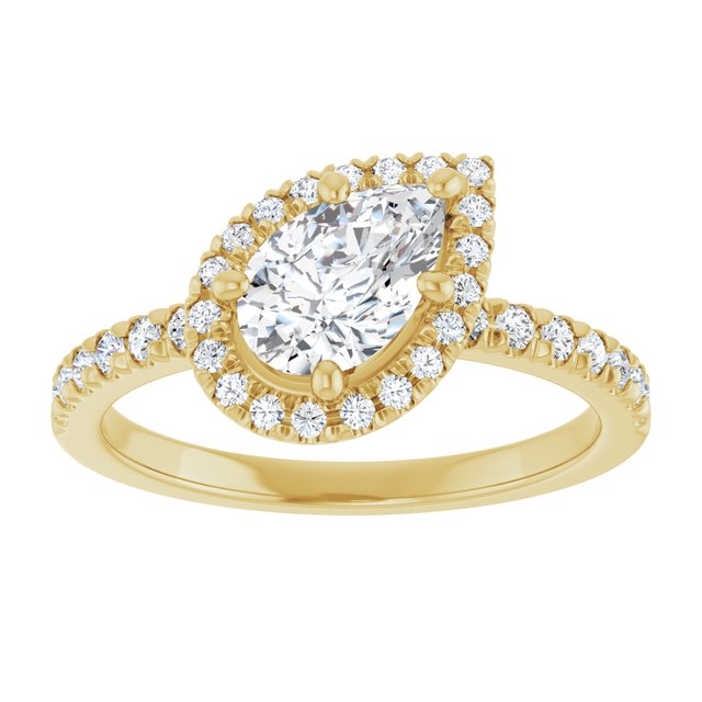Halo-Style Engagement Ring
