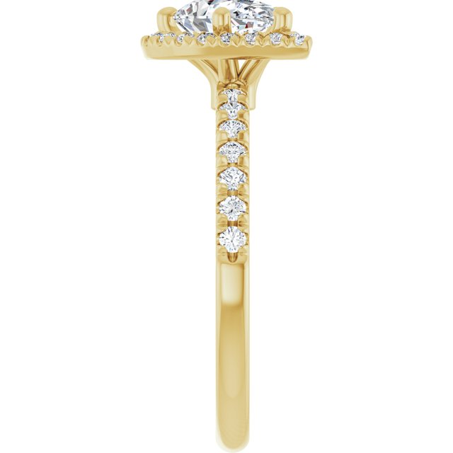 Halo-Style Engagement Ring