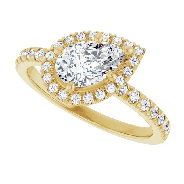 Halo-Style Engagement Ring