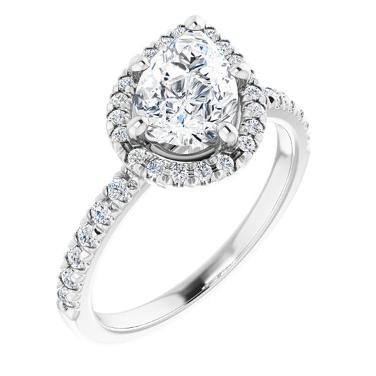 Halo-Style Engagement Ring