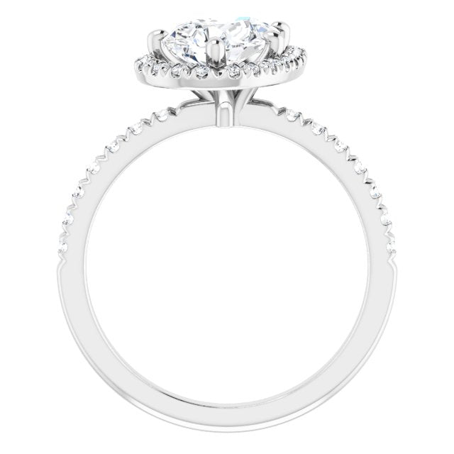 Halo-Style Engagement Ring