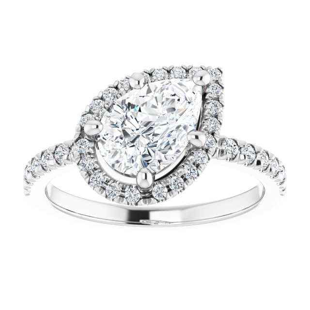 Halo-Style Engagement Ring