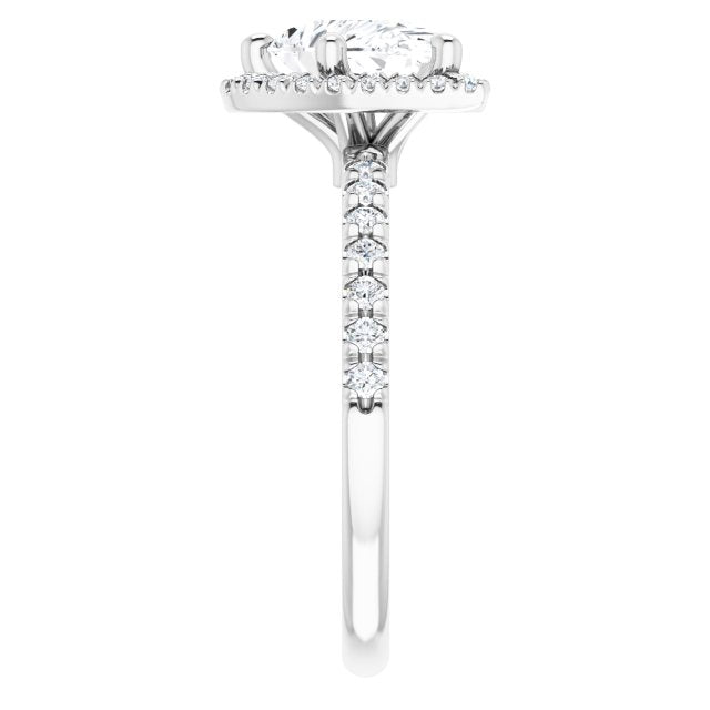 Halo-Style Engagement Ring