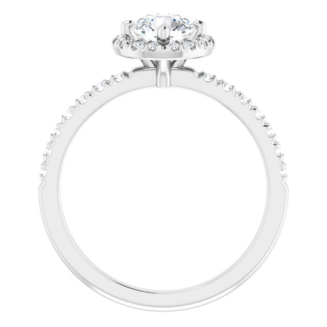 Halo-Style Engagement Ring