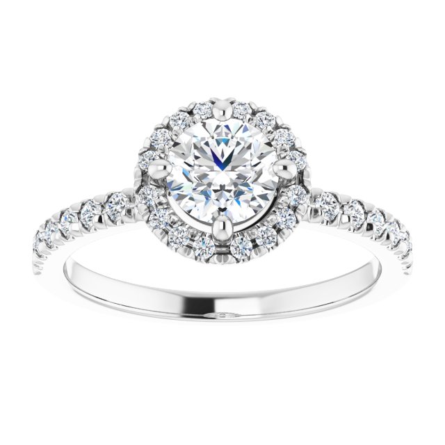 Halo-Style Engagement Ring