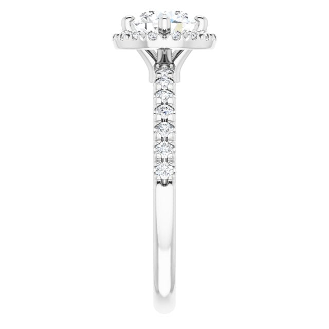 Halo-Style Engagement Ring
