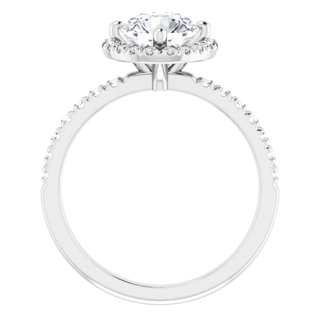 Halo-Style Engagement Ring