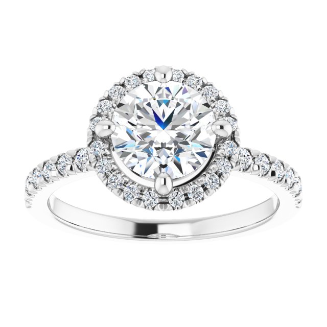 Halo-Style Engagement Ring