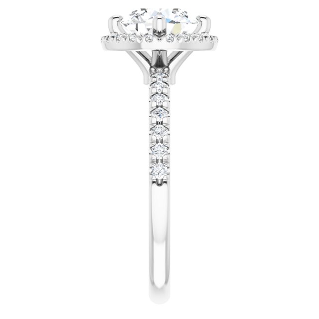 Halo-Style Engagement Ring