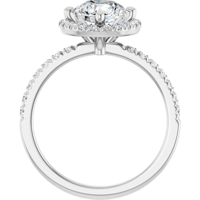 Halo-Style Engagement Ring