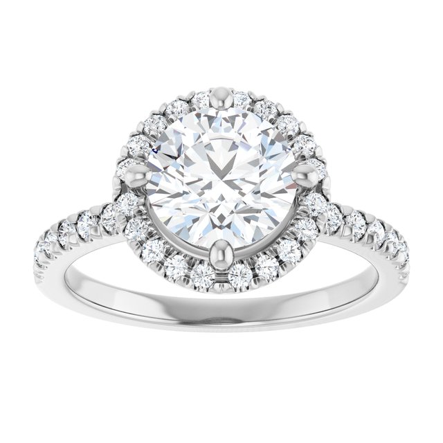 Halo-Style Engagement Ring