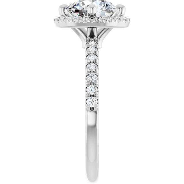 Halo-Style Engagement Ring