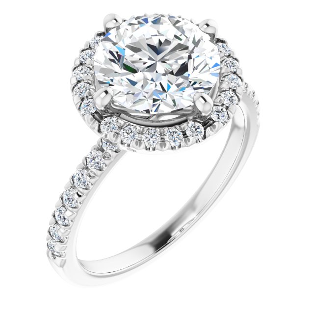 Halo-Style Engagement Ring