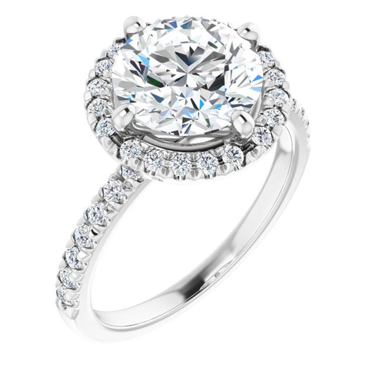 Halo-Style Engagement Ring