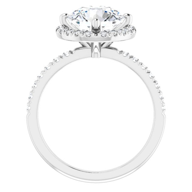 Halo-Style Engagement Ring