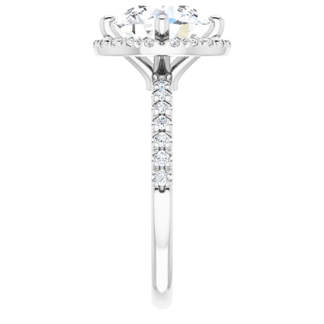 Halo-Style Engagement Ring