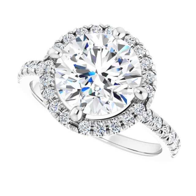 Halo-Style Engagement Ring