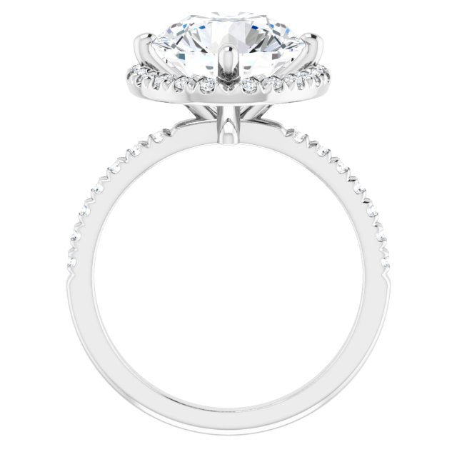Halo-Style Engagement Ring