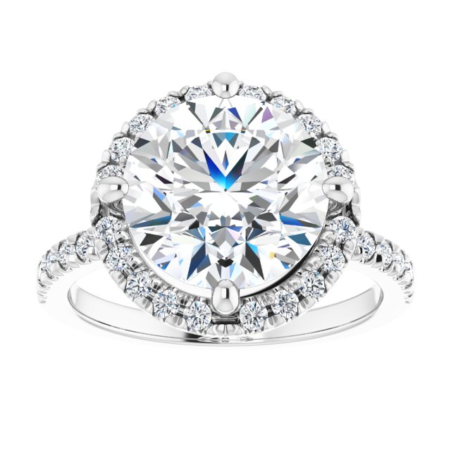 Halo-Style Engagement Ring