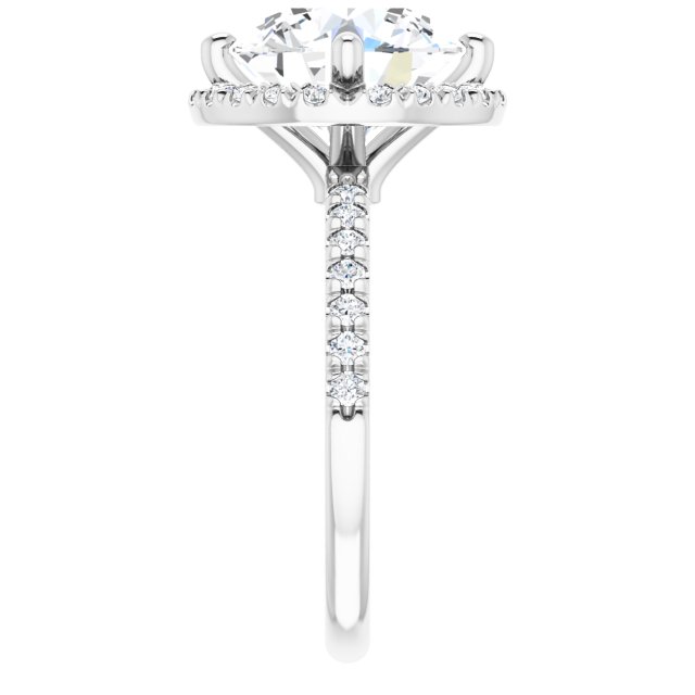 Halo-Style Engagement Ring