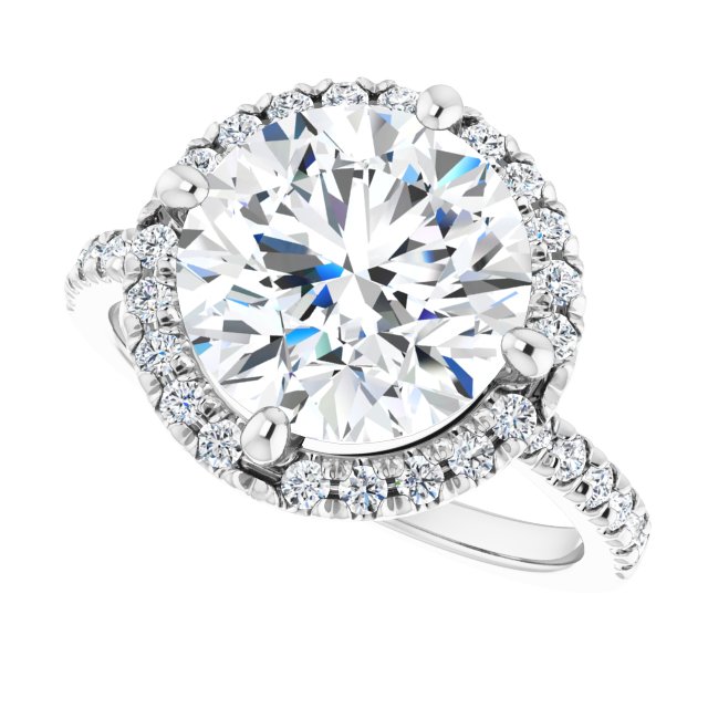 Halo-Style Engagement Ring