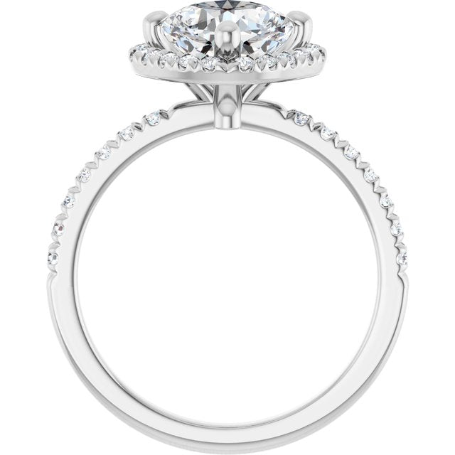 Halo-Style Engagement Ring