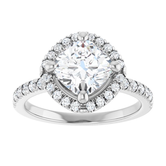 Halo-Style Engagement Ring