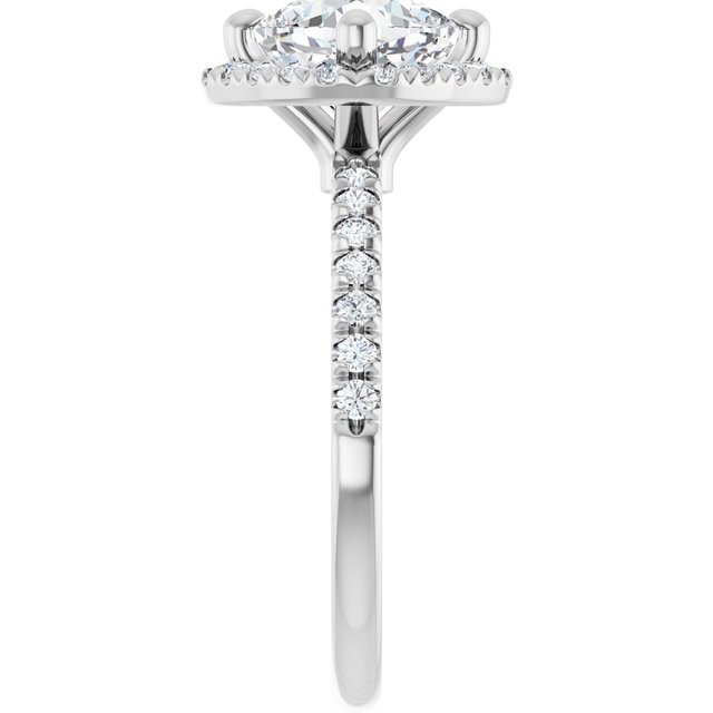 Halo-Style Engagement Ring