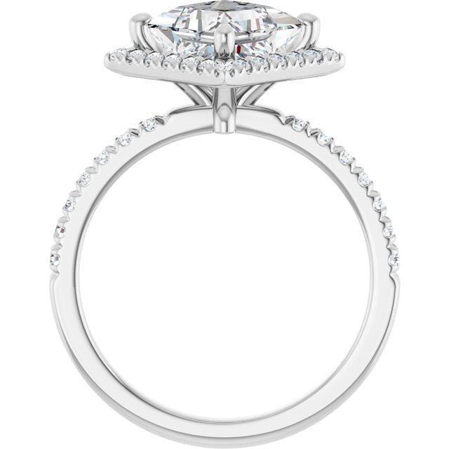Halo-Style Engagement Ring
