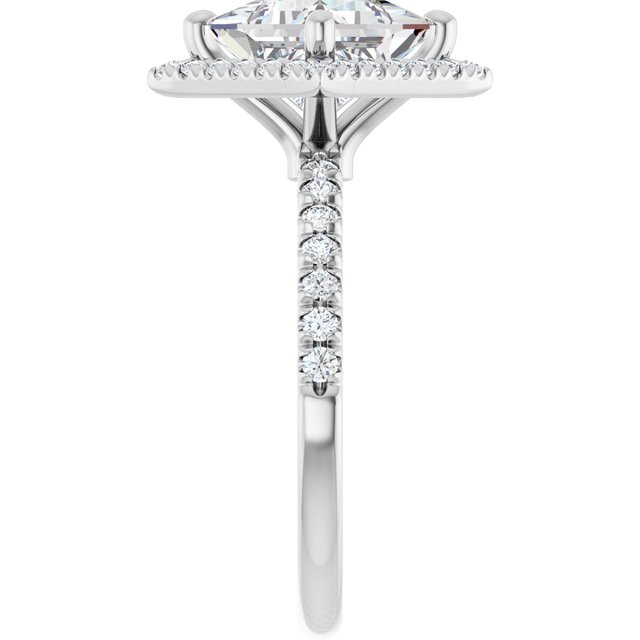 Halo-Style Engagement Ring