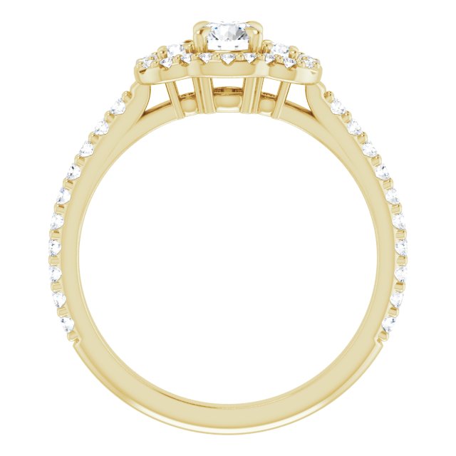 Halo-Style Engagement Ring
