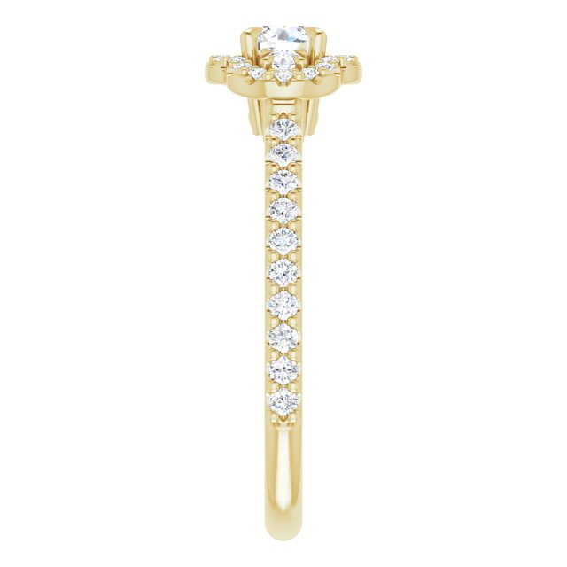 Halo-Style Engagement Ring