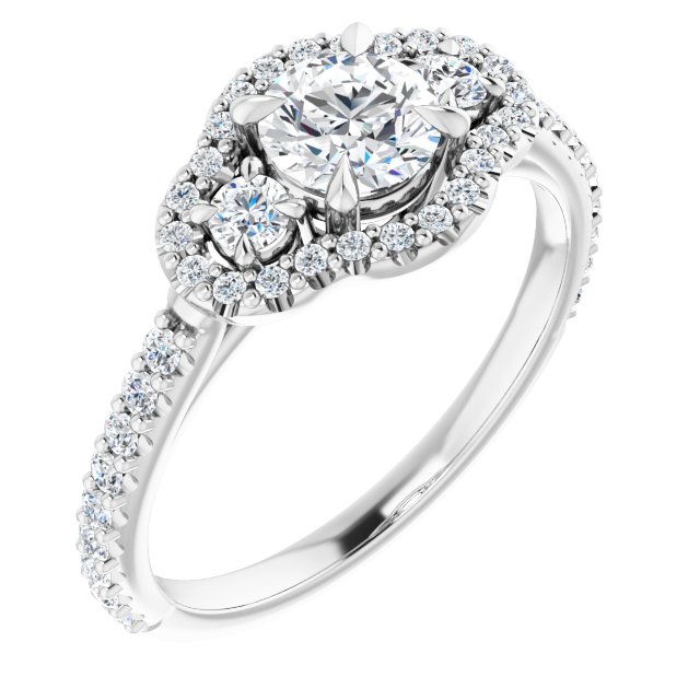 Halo-Style Engagement Ring