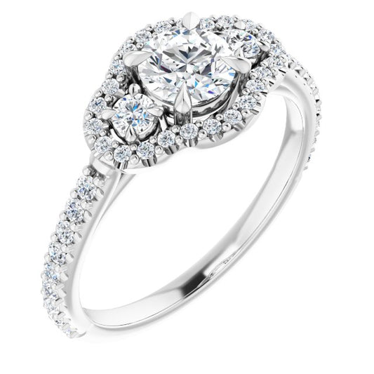 Halo-Style Engagement Ring