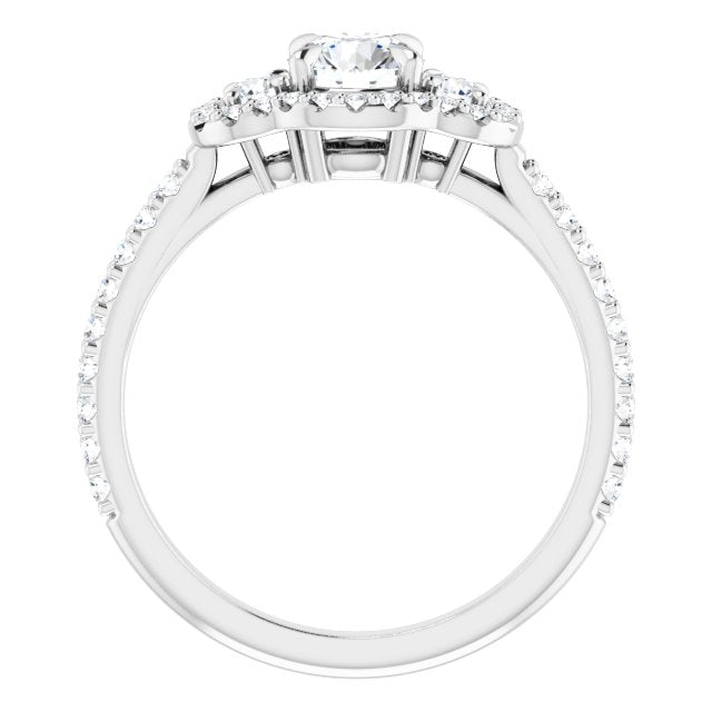 Halo-Style Engagement Ring