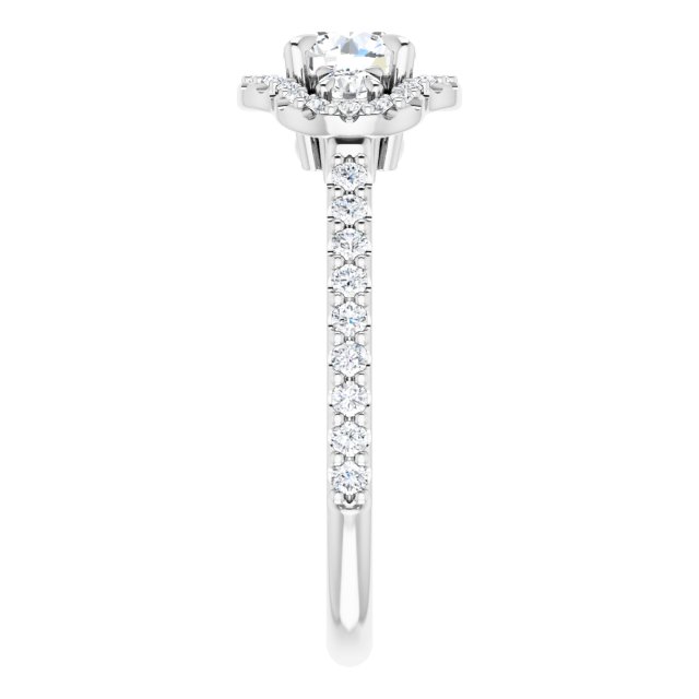 Halo-Style Engagement Ring