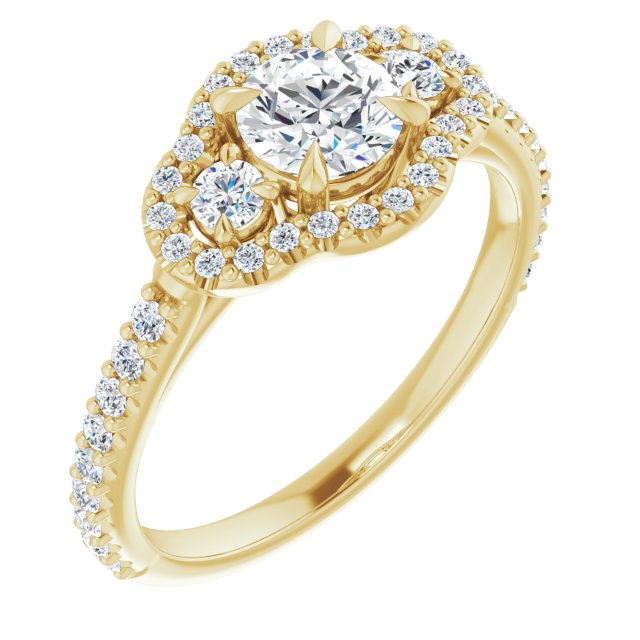 Halo-Style Engagement Ring