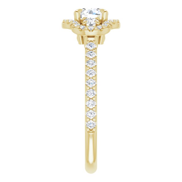 Halo-Style Engagement Ring