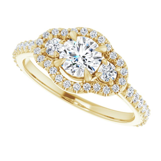 Halo-Style Engagement Ring