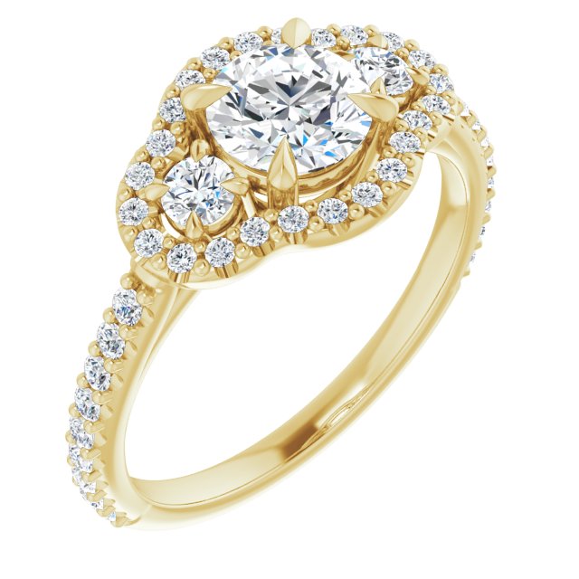 Halo-Style Engagement Ring