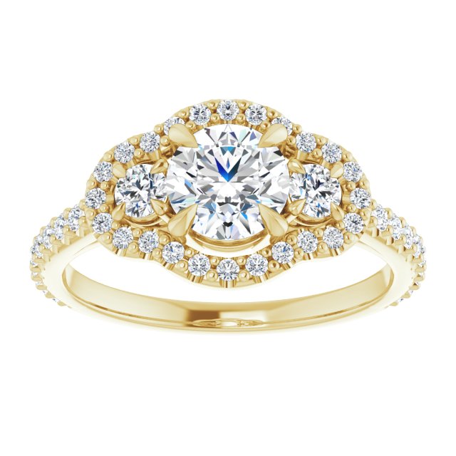 Halo-Style Engagement Ring