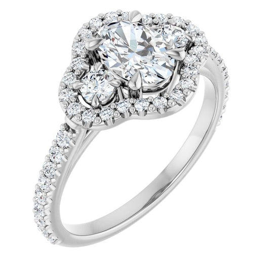 Halo-Style Engagement Ring
